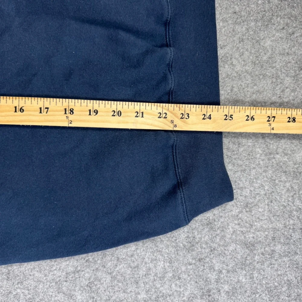 River Trader Sport Mens XL Quarter Zip Sweatshirt Navy Blue Colorblock Vintage